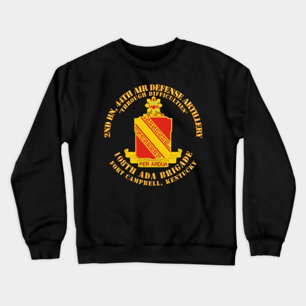 2nd Bn - 44th Air Defense Artillery Regt - 108th ADA Bde Crewneck Sweatshirt by twix123844